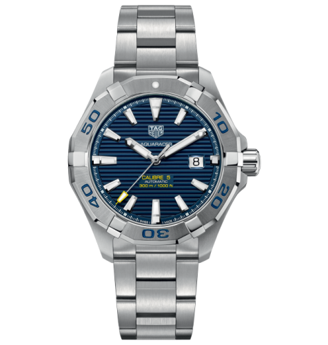 TAG Heuer Aquracer 300M Calibre 5 43 Stainless Steel / Blue / Bracelet